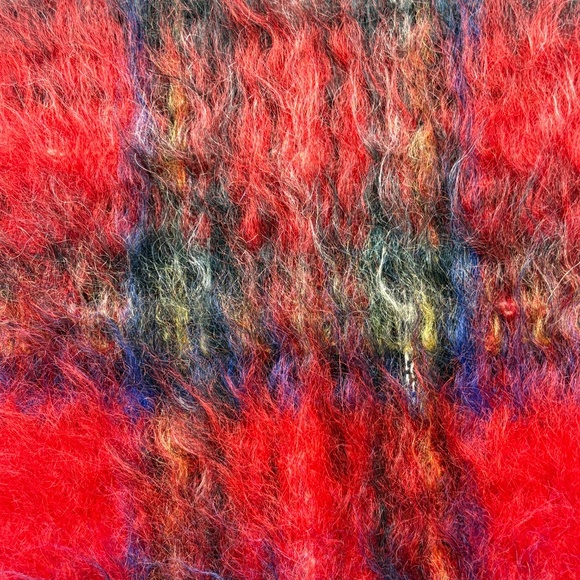 Royal Steward VTG Unisex Scarf Mohair blend Scotland Cozy Luxe Tartan Plaid - Picture 4 of 11